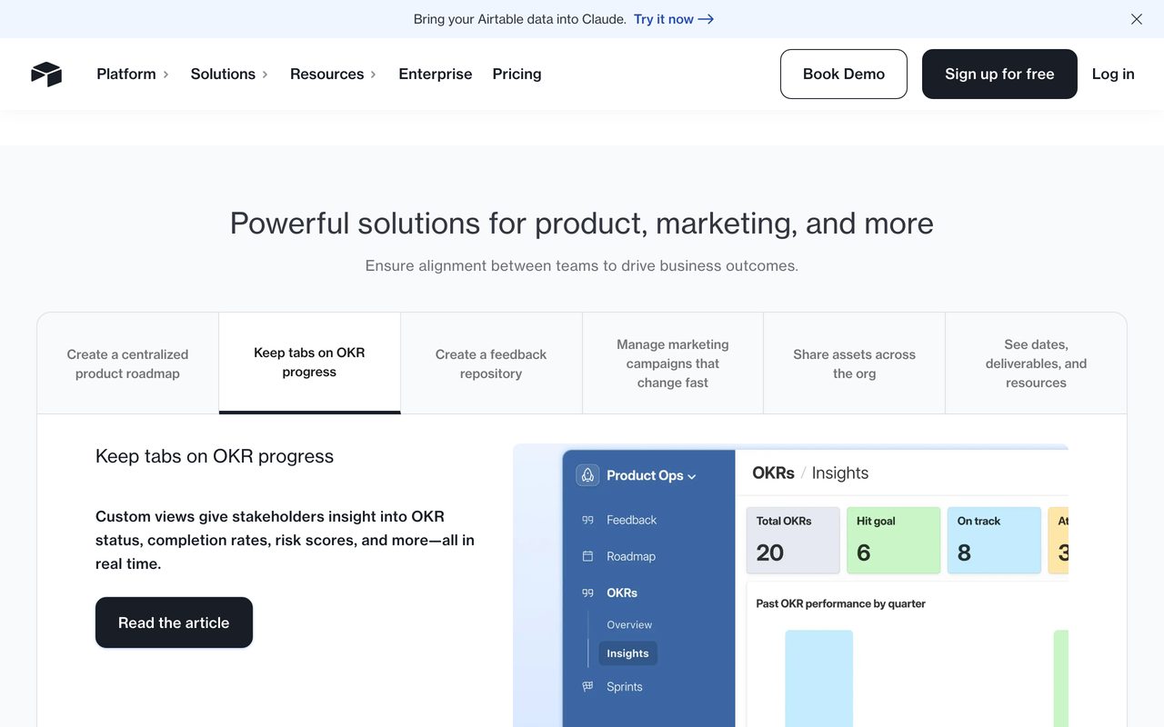 Airtable Forms product screenshot — submissions landing as rows in a grid view